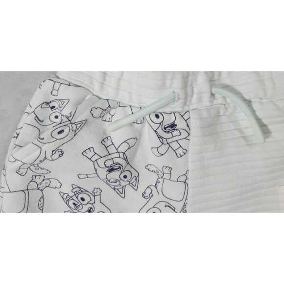 Bluey 2018 Graphic Sweatshirt & Short Set Light Blue Toddler 18M Style# SCML01F - Picture 4 of 8